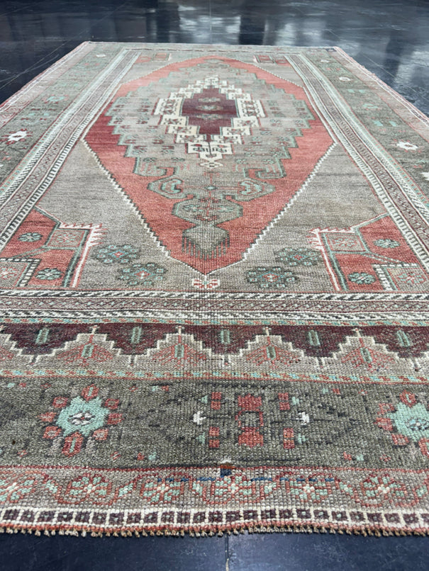 Turkish Vintage Rug 5'4'' x 9'3'' #13057