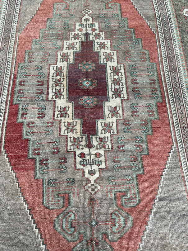 Turkish Vintage Rug 5'4'' x 9'3'' #13057