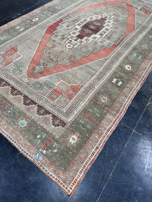 Turkish Vintage Rug 5'4'' x 9'3'' #13057