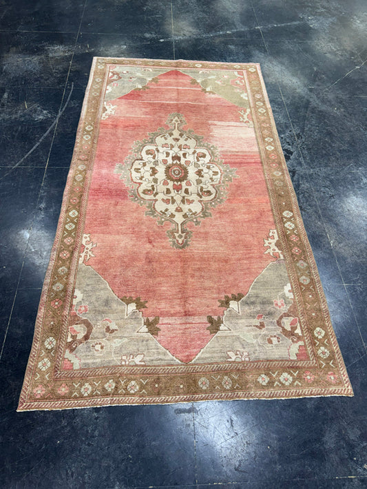 Turkish Vintage Rug 5' x 9'7'' #13058