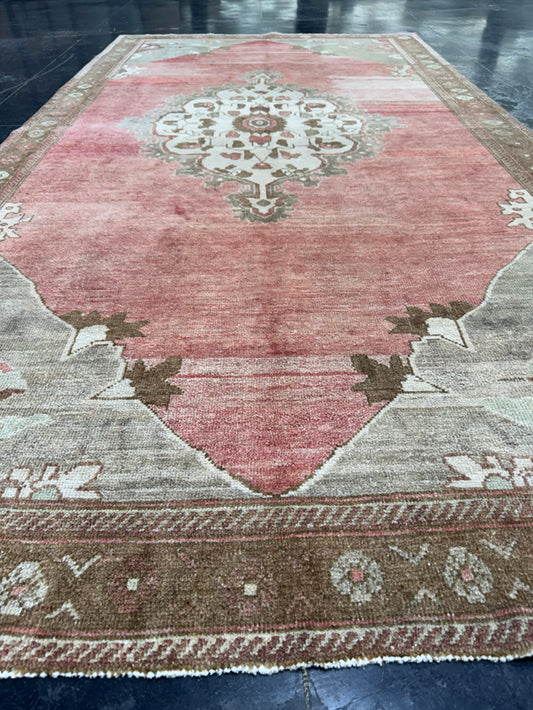 Turkish Vintage Rug 5' x 9'7'' #13058