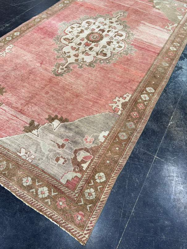 Turkish Vintage Rug 5' x 9'7'' #13058