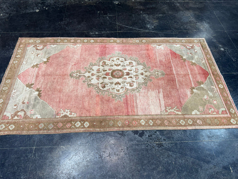Turkish Vintage Rug 5' x 9'7'' #13058