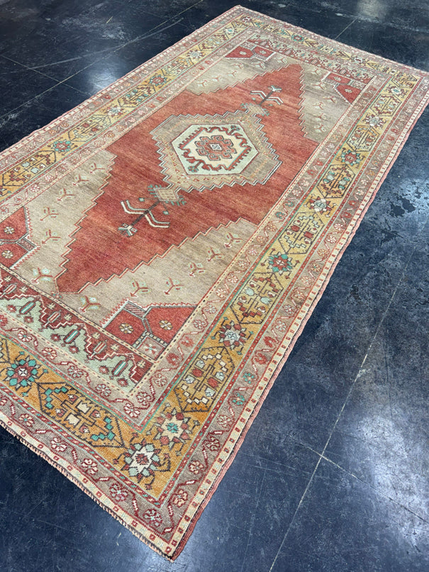 Turkish Vintage Rug 4'7'' x 8'11'' #13059