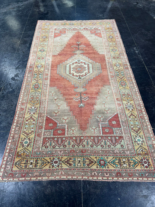 Turkish Vintage Rug 4'7'' x 8'11'' #13059
