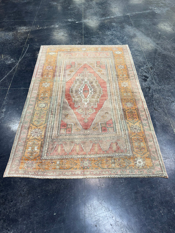 Turkish Vintage Rug 4'6'' x 6'8'' #13055