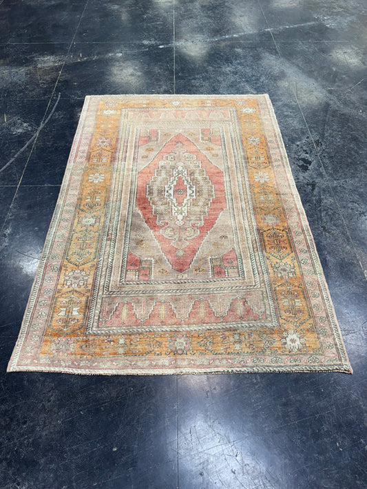 Turkish Vintage Rug 4'6'' x 6'8'' #13055