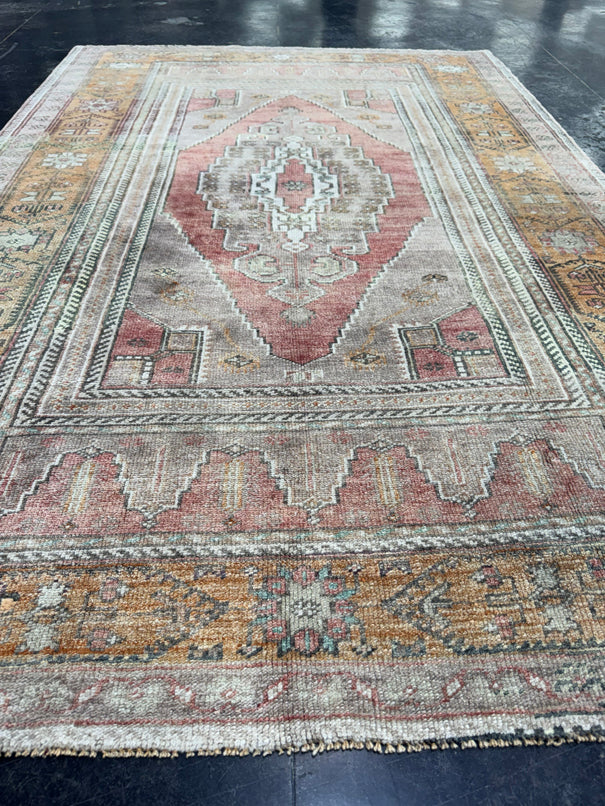 Turkish Vintage Rug 4'6'' x 6'8'' #13055