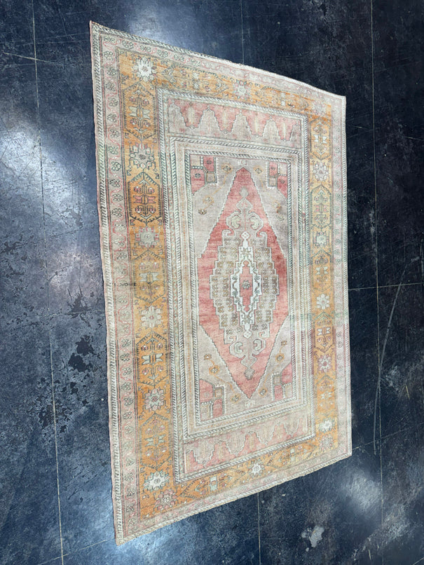 Turkish Vintage Rug 4'6'' x 6'8'' #13055