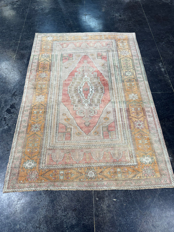 Turkish Vintage Rug 4'6'' x 6'8'' #13055