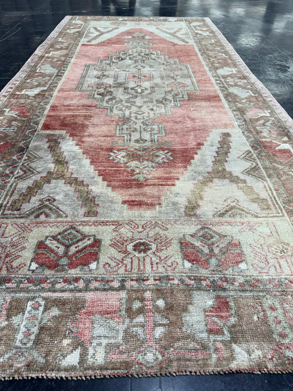 Turkish Vintage Runner Rug 4' x 8'8'' #13056