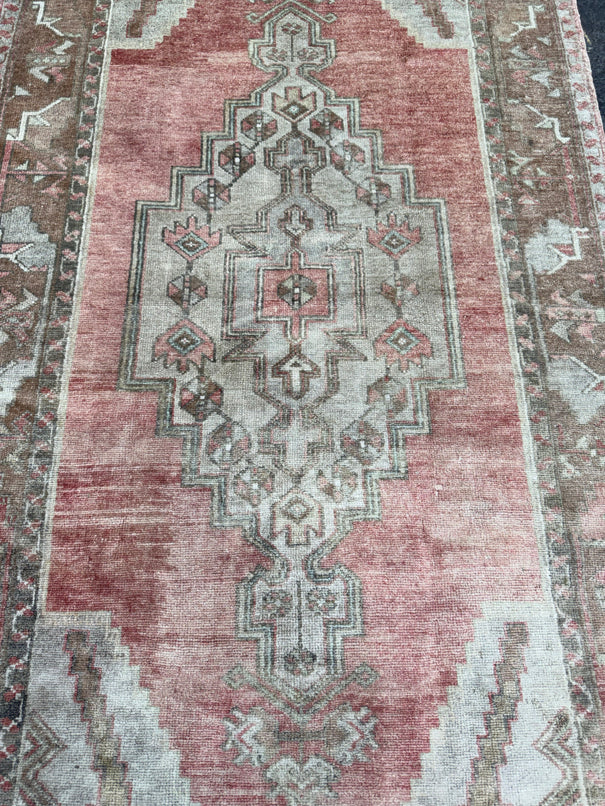 Turkish Vintage Runner Rug 4' x 8'8'' #13056