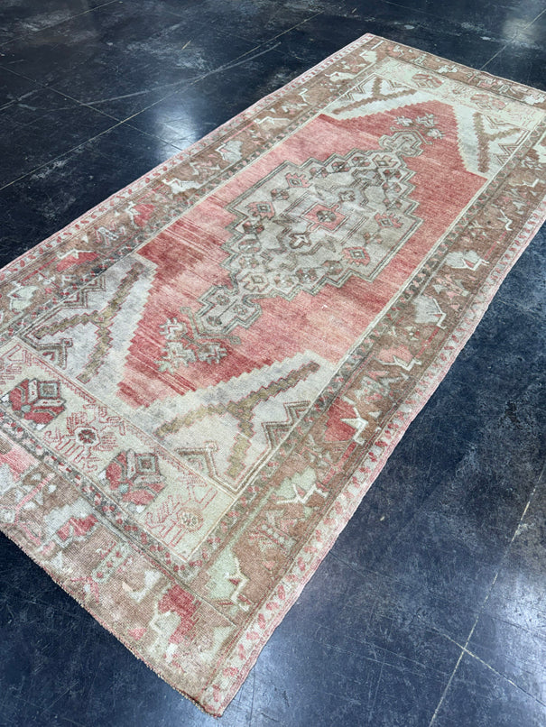 Turkish Vintage Runner Rug 4' x 8'8'' #13056