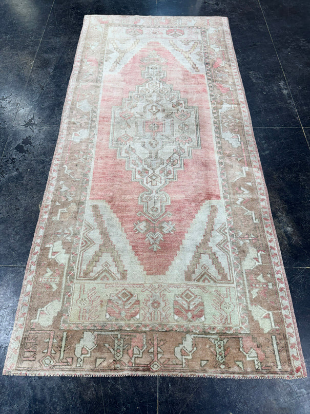 Turkish Vintage Runner Rug 4' x 8'8'' #13056