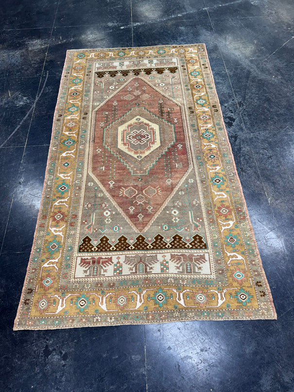 Turkish Vintage Rug 4'10'' x 8'11'' #13048
