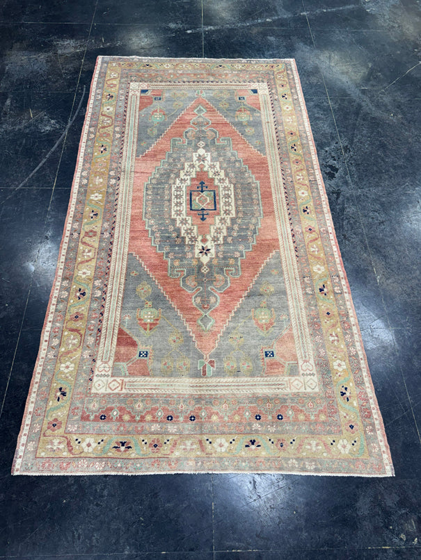 Turkish Vintage Rug 5'1'' x 9'7'' #13049