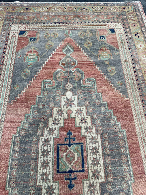 Turkish Vintage Rug 5'1'' x 9'7'' #13049