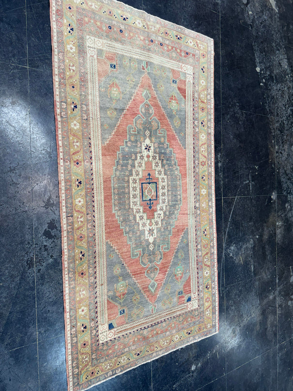 Turkish Vintage Rug 5'1'' x 9'7'' #13049