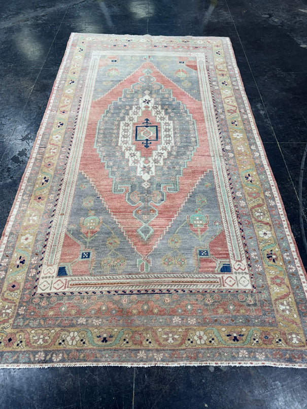 Turkish Vintage Rug 5'1'' x 9'7'' #13049
