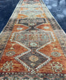 Turkish Vintage Runner Rug 3'4'' x 11'2'' #13040