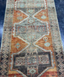 Turkish Vintage Runner Rug 3'4'' x 11'2'' #13040