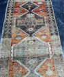 Turkish Vintage Runner Rug 3'4'' x 11'2'' #13040