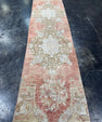 Turkish Vintage Runner Rug 2'6'' x 10'4'' #13041