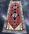 Turkish Vintage Runner Rug 3'4'' x 8'8'' #13038