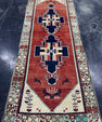 Turkish Vintage Runner Rug 3'4'' x 8'8'' #13038
