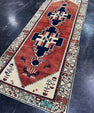 Turkish Vintage Runner Rug 3'4'' x 8'8'' #13038