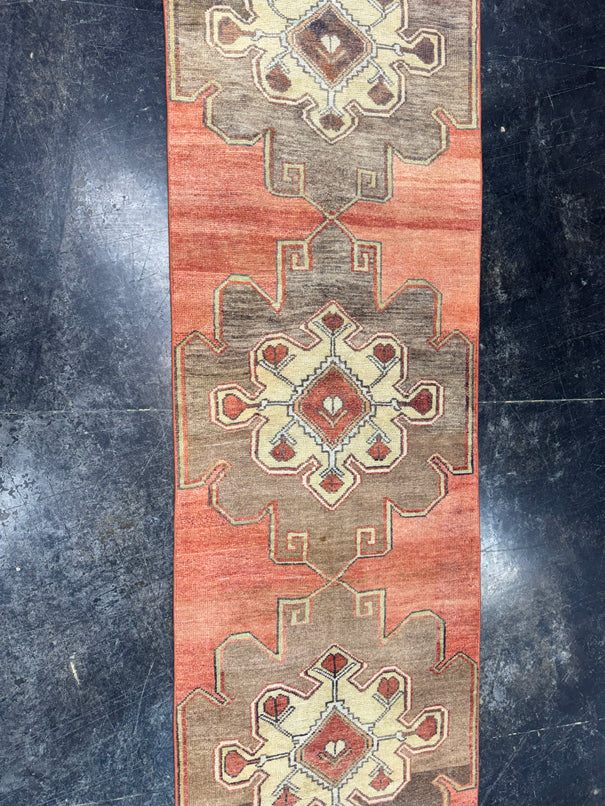 Turkish Vintage Runner Rug 2'8'' x 9'10'' #13039