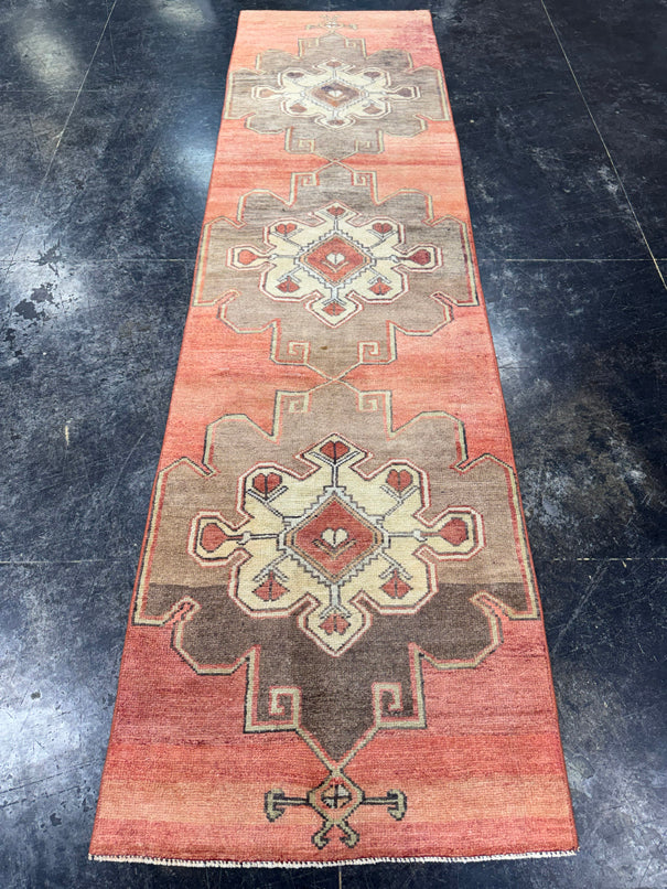 Turkish Vintage Runner Rug 2'8'' x 9'10'' #13039