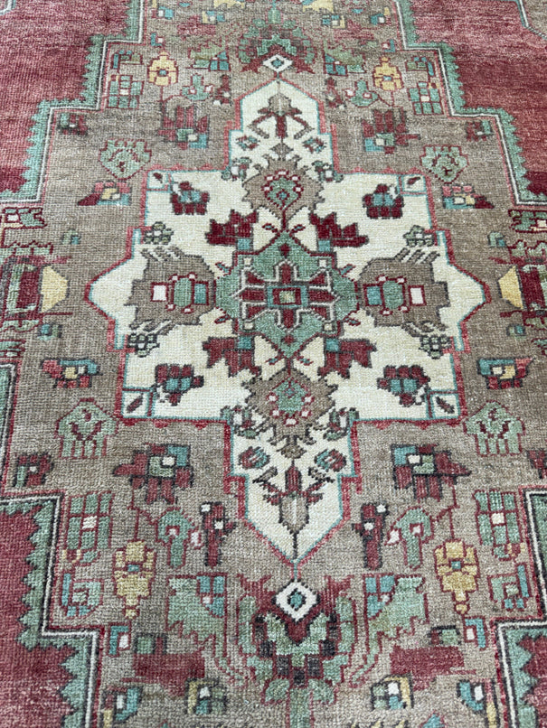 Turkish Vintage Rug 4'8'' x 9'1'' #13047