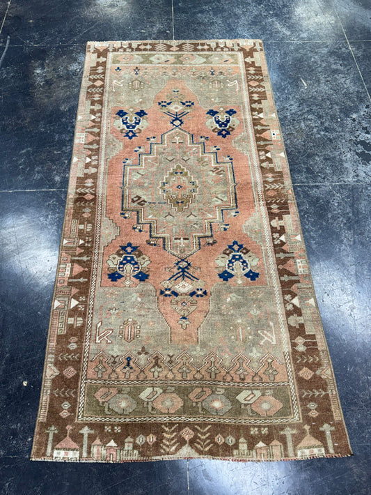 Turkish Vintage Rug 3' x 6'2'' #13044