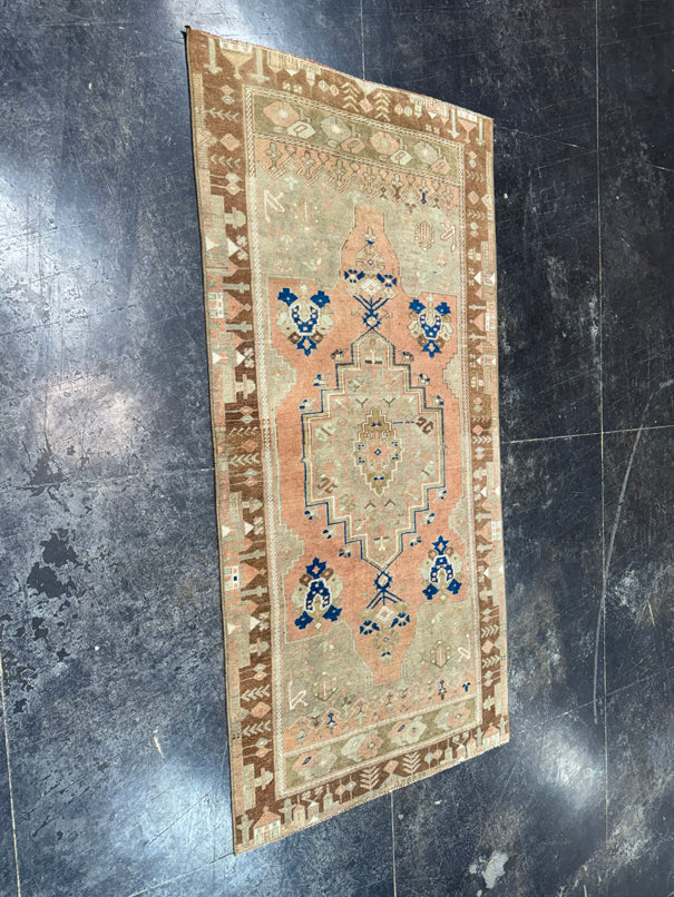 Turkish Vintage Rug 3' x 6'2'' #13044