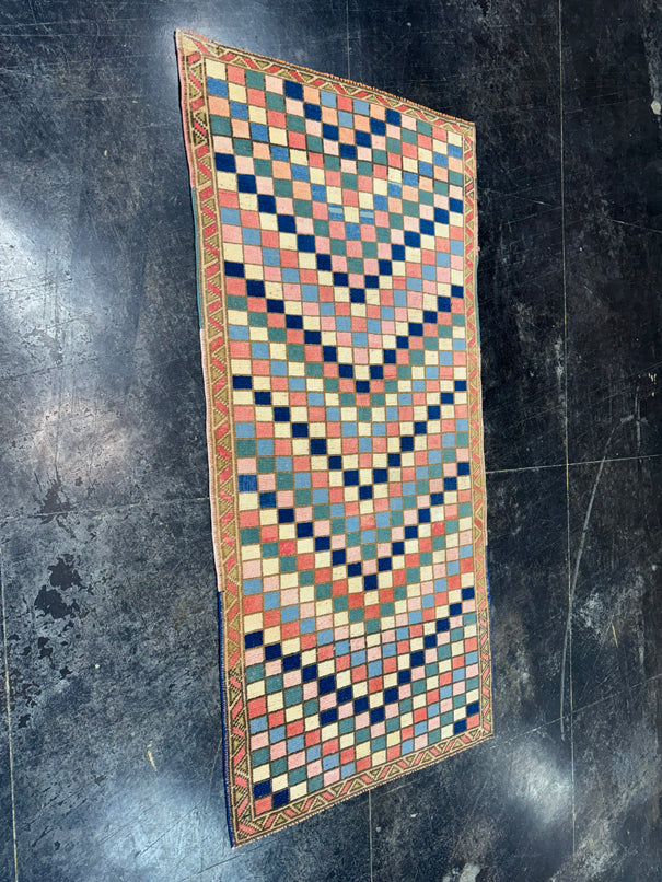 Turkish Vintage Rug 3'1'' x 6'7'' #13045