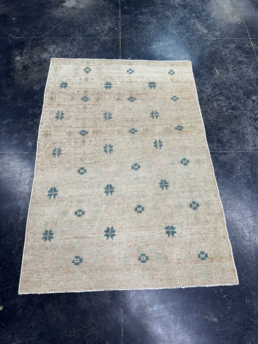 Turkish Vintage Rug 3' x 4'6'' #13042