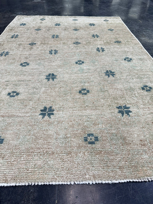 Turkish Vintage Rug 3' x 4'6'' #13042