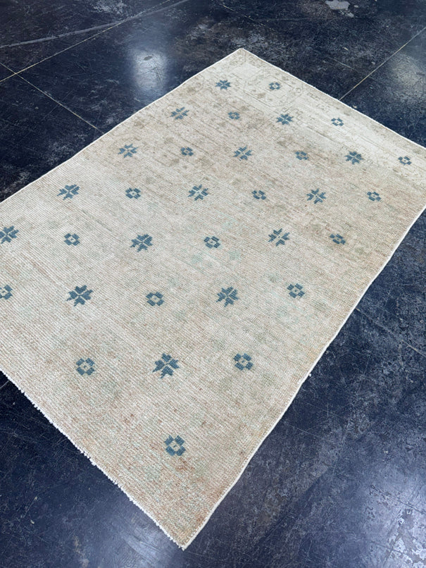 Turkish Vintage Rug 3' x 4'6'' #13042