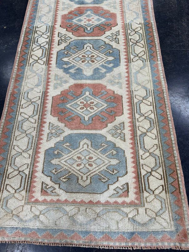 Turkish Vintage Runner Rug 2'9'' x 12'11'' #13046