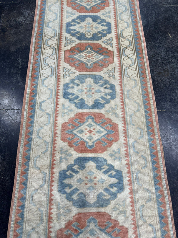 Turkish Vintage Runner Rug 2'9'' x 12'11'' #13046