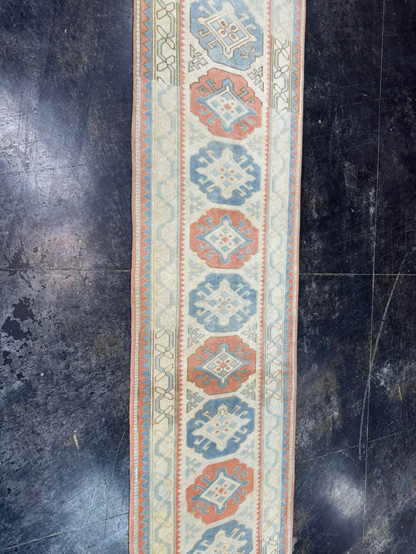 Turkish Vintage Runner Rug 2'9'' x 12'11'' #13046