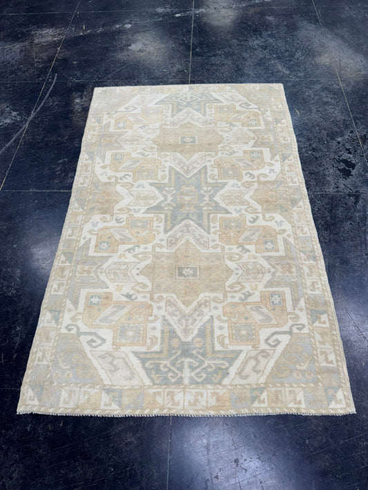 Turkish Vintage Rug 3'9'' x 6' #13037