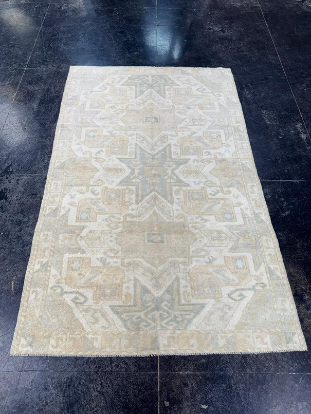 Turkish Vintage Rug 3'9'' x 6' #13037