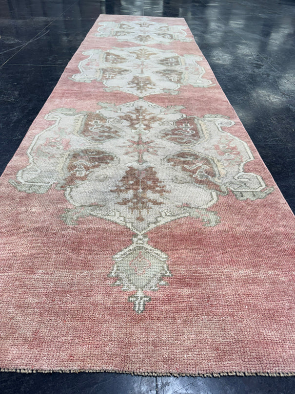 Turkish Vintage Runner Rug 3'1'' x 11'10'' #13016