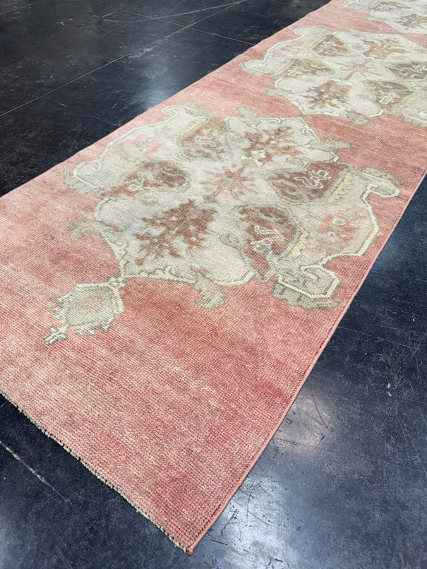 Turkish Vintage Runner Rug 3'1'' x 11'10'' #13016