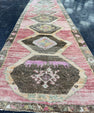 Turkish Vintage Runner Rug 3'2'' x 12'7'' #13017
