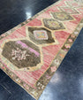 Turkish Vintage Runner Rug 3'2'' x 12'7'' #13017