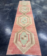 Turkish Vintage Runner Rug 3' x 13'6'' #13014