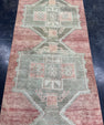 Turkish Vintage Runner Rug 3'1'' x 12'2'' #13015